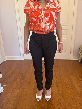 Classic Black Women's Slim Trousers